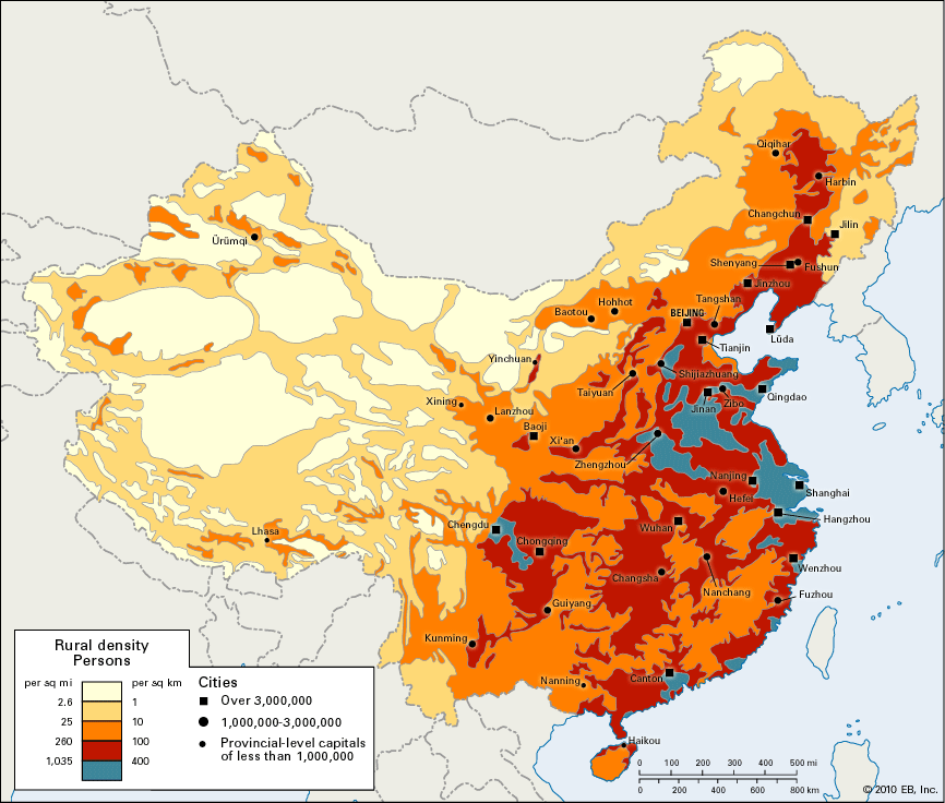 Население китая