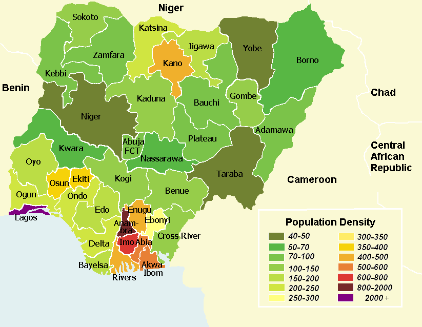 Население нигерии